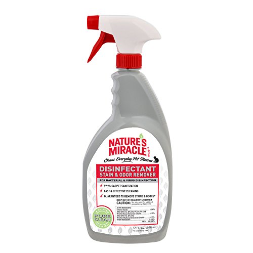 Book Cover Nature's Miracle NM-5482 Brand Disinfectant Stain/Odor Remover, 32 oz