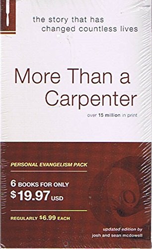 Book Cover More Than a Carpenter Personal Evangelism 6-pack, Updated Edition by Josh McDowell, Sean McDowell