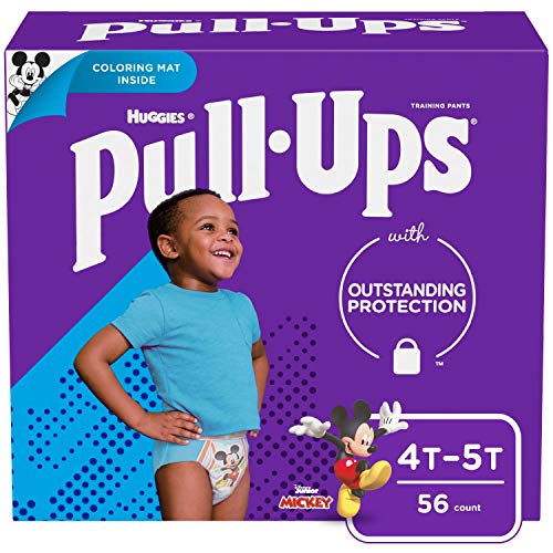 Book Cover Pull-Ups Boys' Potty Training Pants Training Underwear Size 6, 4T-5T, 56 Ct
