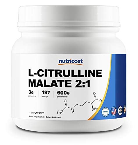Book Cover Nutricost L-Citrulline Malate (2:1) Powder (600 Grams)