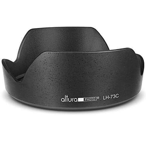 Book Cover (Canon EW-73C Replacement) Altura Photo Lens Hood for Canon EF-S 10-18mm f/4.5-5.6 is STM Lens
