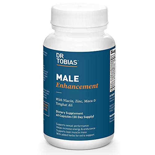 Book Cover Dr. Tobias Male Enhancement Supplement, Herbal Blend, 60 Capsules