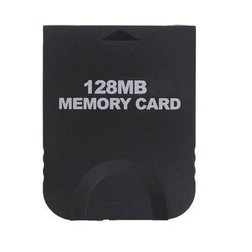 Book Cover Gamilys 128MB Black Memory Card Compatible for Wii Gamecube