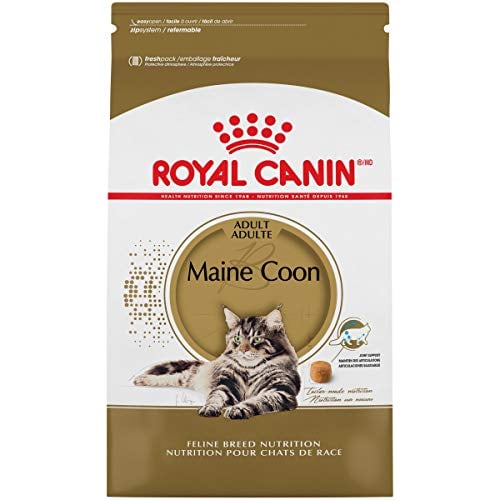 Book Cover Royal Canin Feline Breed Nutrition Maine Coon Adult Dry Cat Food, 14-Pound