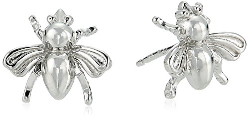 Book Cover Amazon Collection Sterling Silver Bumblebee Stud Earrings