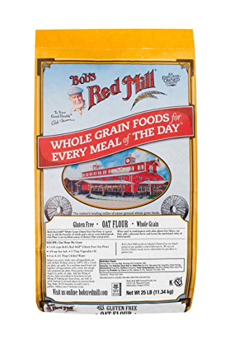 Book Cover Bob's Red Mill Gluten Free Oat Flour, 25 Pound