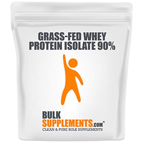 Book Cover Bulksupplements Grass-Fed Whey Protein Isolate Powder (1 Kilogram)
