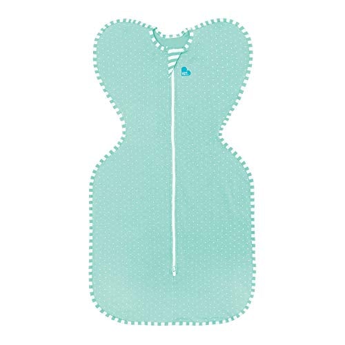Book Cover Love To Dream Swaddle UP Lite, Ice Green, Small, 8-13 lbs., Dramatically Better Sleep, Allow Baby to Sleep in Their Preferred arms up Position for self-Soothing, snug fit Calms Startle Reflex