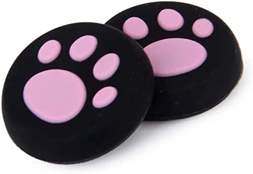 Book Cover Vivi Audio Thumb Stick Grips Cap Cover Joystick Thumbsticks Caps for PS4 Xbox ONE Xbox 360 PS3 PS2 Pink Cat Dog Paw