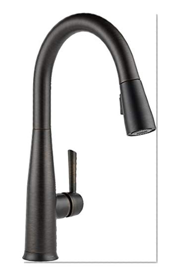 Book Cover Delta Faucet Essa Single-Handle Touch Kitchen Sink Faucet with Pull Down Sprayer, Touch2O Technology and Magnetic Docking Spray Head, Venetian Bronze 9113T-RB-DST