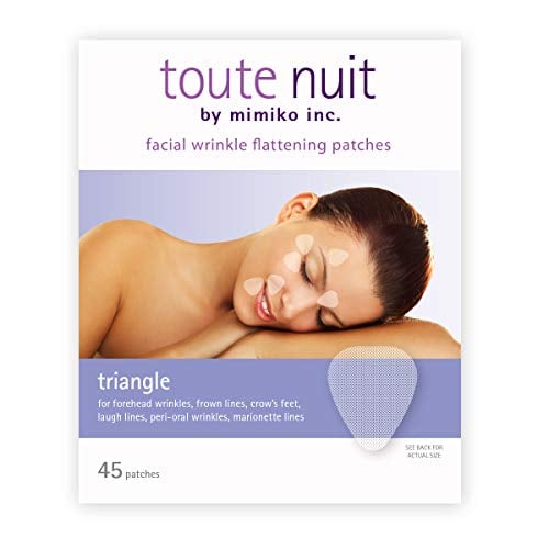 Book Cover Toute Nuit Wrinkle Patches, Face Tape, Triangle - Forehead, Around Eyes and Lips - 45 Patches