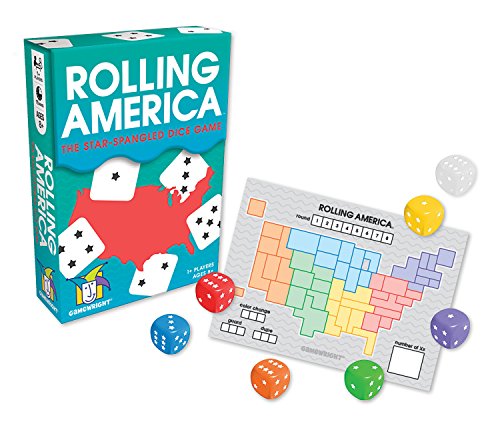 Book Cover Rolling America, The Star Spangled Dice Action Game