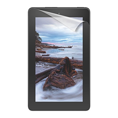 Book Cover NuPro Fire Screen Protector Kit (2-Pack) (7â€ Tablet, 5th Generation - 2015 release), Anti-Glare