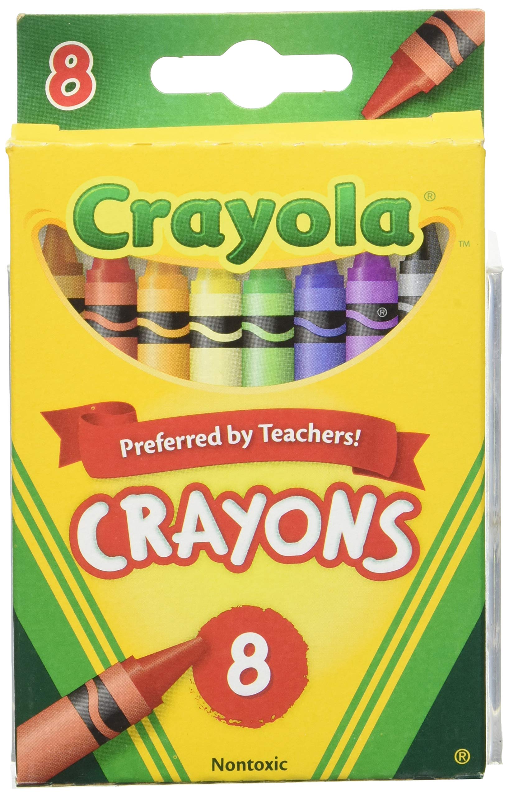 Book Cover Crayola Crayons, 8 Count (Case of 48)