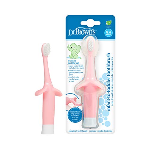 Book Cover Dr. Brown's Infant-to-Toddler Toothbrush, Pink