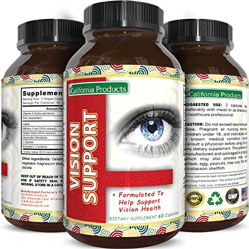 Book Cover 100% Lutein Pills for Healthier Eyes - Improve Vision and Clarity - Stop Macular Degeneration - Best Ocular Vitamins - Pure Plant Extract - Natural Supplement for Men & Women by California Products