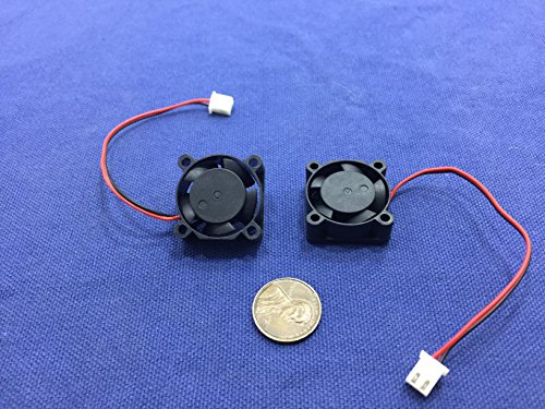 Book Cover 2 Pieces BXR 25mm X 25 X 10 Brushless Cooling Fan Small Micro Flow CFM 12v C11