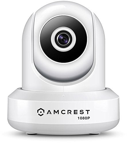 Book Cover Amcrest 1080P WiFi Security Camera 2MP Indoor Pan/Tilt Wireless IP Camera, IP2M-841W (White)