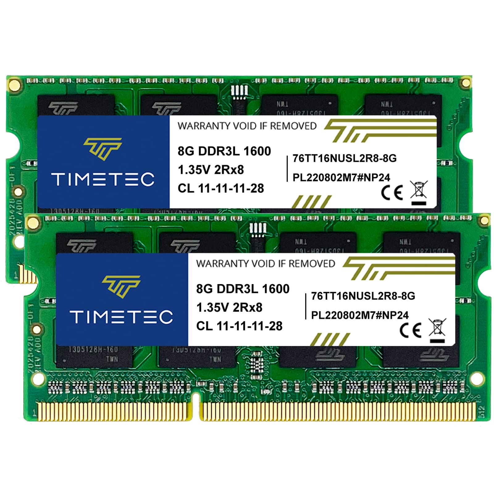Book Cover Timetec Hynix IC 8GB DDR3L 1600MHz PC3L-12800 Non ECC Unbuffered 1.35V CL11 2Rx8 Dual Rank 204 Pin SODIMM Laptop Notebook Computer Memory Ram Module Upgrade(8GB)