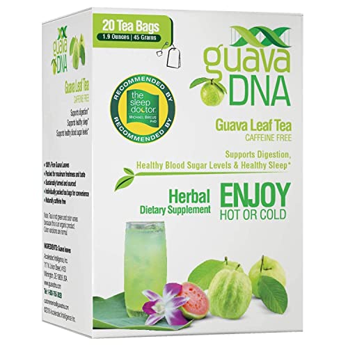 Book Cover Guava Leaf Tea 20 Individually Wrapped Teabags - Supports Digestion Healthy Blood Sugar Levels Healthy Sleep