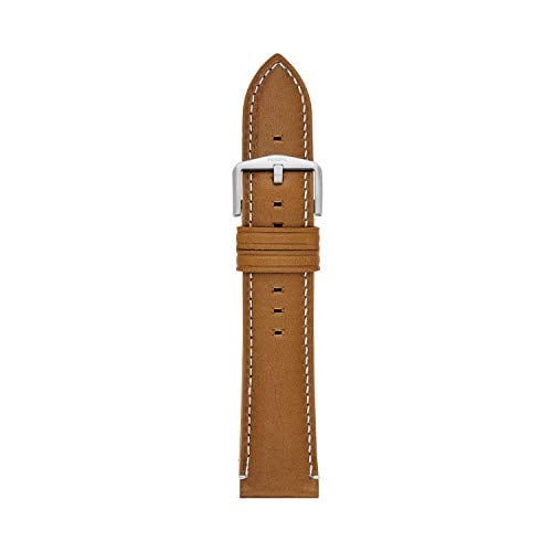 Book Cover Fossil S221246 22mm Leather Light Brown Watch Strap