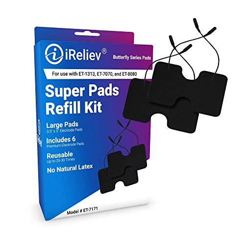 Book Cover iReliev Wired Super Pads Refill Kit, Model ET-7171 - (6) XL 3.5