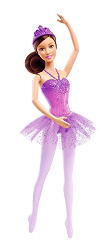 Book Cover Barbie Fairytale Ballerina Doll, Purple
