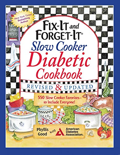 Book Cover Fix-It and Forget-It Slow Cooker Diabetic Cookbook: 550 Slow Cooker Favorites—to Include Everyone