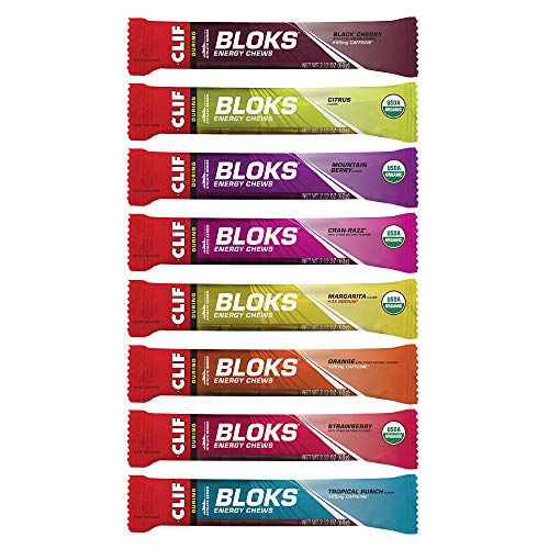 Book Cover CLIF BAR - BLOKS Energy Chews 8 Flavor Variety Pack, 33 Calories Per Cube, Easy-to-Digest, Energy Boost, Fast Fuel, Vegan-Friendly, Non-GMO (2.12 Ounce Per Pack, 8 Count)
