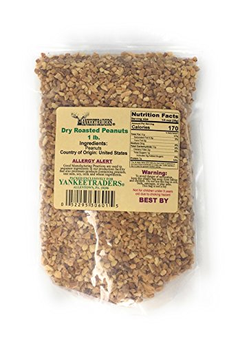Book Cover Yankee Traders Brand, Granulated Dry Roasted Peanuts, 1 Pound