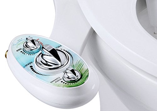 Book Cover Zen Bidet Z-500 Hot and Cold Water Brass Components Dual Nozzle Toilet Seat Attachment with Self Cleaning Nozzles and Ceramic Valves. Designed FOR U.S. and Canada. Will not work in other countries