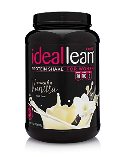 Book Cover IdealLean - Nutritional Protein Powder for Women | 20g Whey Protein Isolate | Supports Weight Loss | Healthy Low Carb Shakes with Folic Acid & Vitamin D | 30 Servings (French Vanilla)