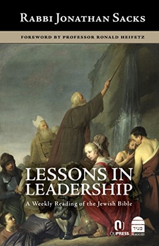 Book Cover Lessons in Leadership: A Weekly Reading of the Jewish Bible (Covenant & Conversation Book 8)