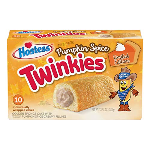 Book Cover Hostess Pumpkin Spice Twinkies, 10 Count