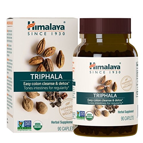Book Cover Himalaya Organic Triphala 90 Caplets for Colon Cleanse 688mg, 3 Month Supply