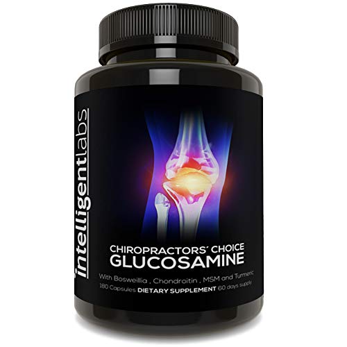 Book Cover 1 Best Glucosamine On Amazon, Triple Strength Glucosamine Sulphate Complex 1500mg, with Boswellia, Chondroitin, MSM and Turmeric