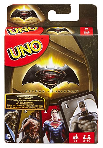 Book Cover Mattel Games UNO Batman v. Superman Edition Card Game