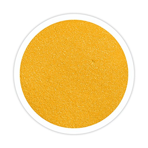 Book Cover Sandsational Sunflower Unity Sand~1.5 lbs (22 oz), Yellow Colored Sand for Weddings, Vase Filler, Home Décor, Craft Sand