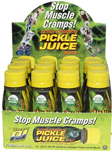 Book Cover Pickle Juice Extra Strength Shots, 2.5 oz, 12 pack