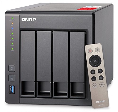 Book Cover QNAP TS-451+-2G-US 4-Bay Next Gen Personal Cloud NAS, Intel 2.0GHz Quad-Core CPU with Media Transcoding