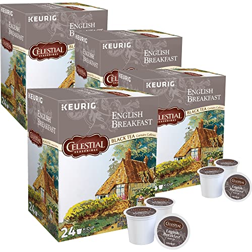 Book Cover Celestial Seasonings® English Breakfast Tea Single-Serve K-Cup®, Carton Of 96