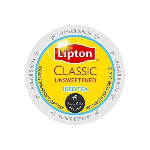 Book Cover Lipton Classic Unsweetened Iced Tea K-cups 96ct