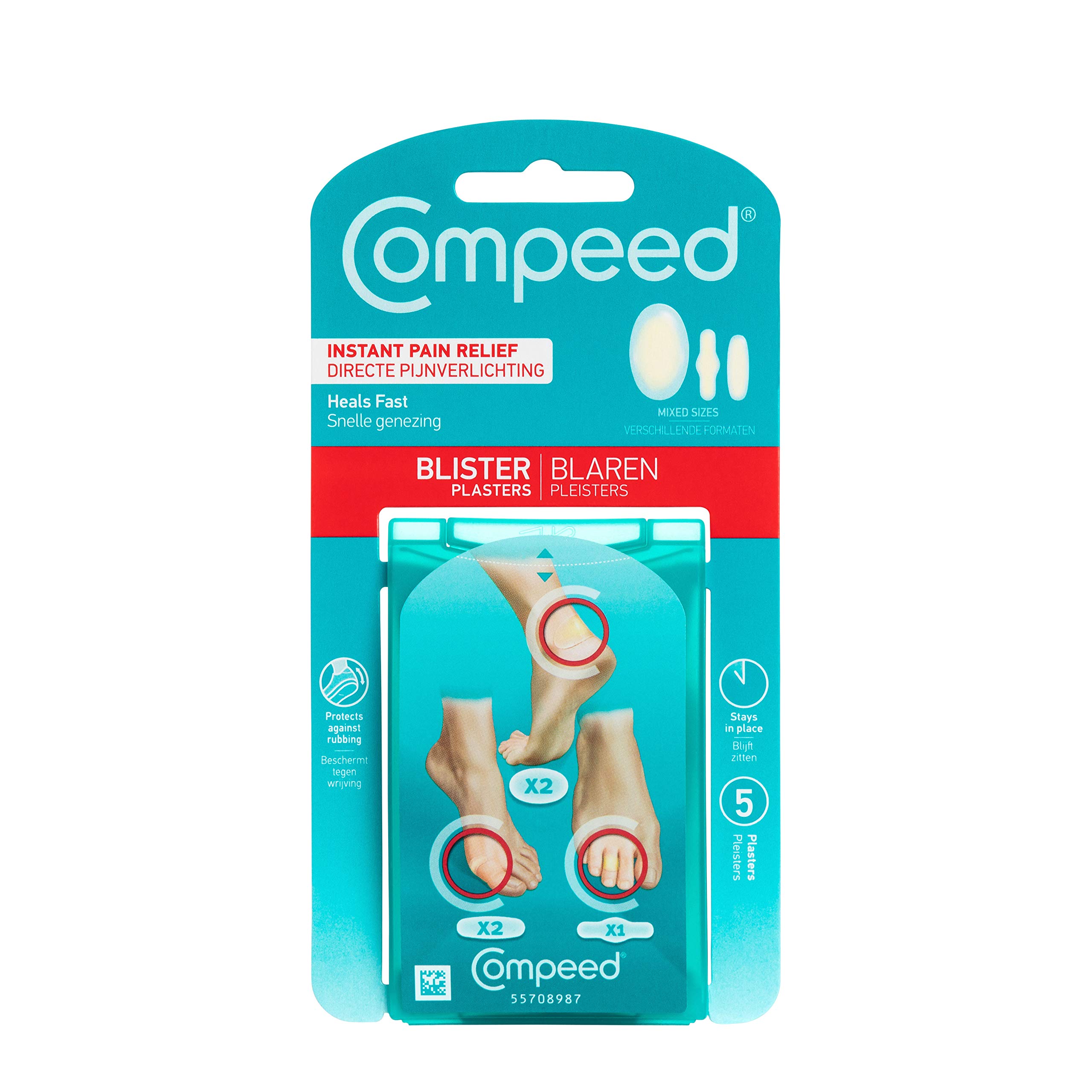 Book Cover Compeed Blister Cushions, Extreme, 1 Package of 5 pc