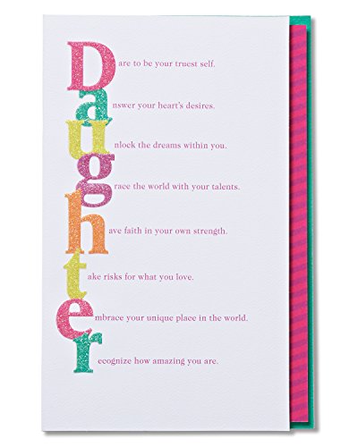 Book Cover American Greetings Birthday Card for Daughter (Acrostic Poem)