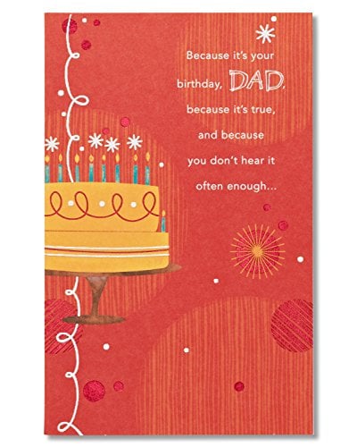 Book Cover American Greetings Birthday Card for Dad (You're Loved)