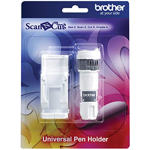 Book Cover Brother ScanNCut Universal Pen Holder CAUNIPHL1, For Use with Specialty Pens and ScanNCut Pens, Fits a Wide Variety of Pens 9.6 - 11.4mm