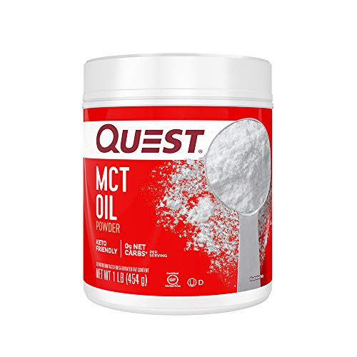 Book Cover Quest Nutrition MCT Powder Oil, 0g Net Carbs, 0g Sugar, No Additives, 16 Ounce (Pack of 1)
