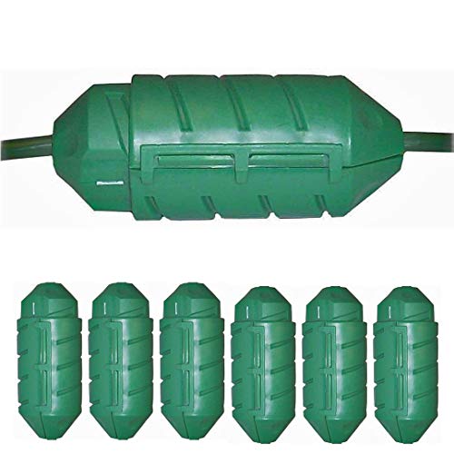 Book Cover Cord Connect Water-Tight Cord Lock - Green (6 Pack)