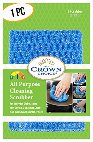 Book Cover NO ODOR Dish Cloth for All Purpose Dish Washing (1 Pk) | No Mildew Smell from Sponges, Scrubbers, Wash Cloths, Rags, Brush | Outlast ANY Kitchen Scrubbing Sponge or Cotton Dishcloth