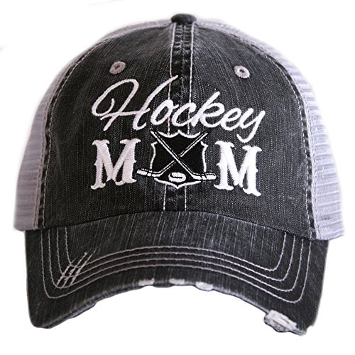 Book Cover KATYDID Hockey Mom Women's Trucker Hats Caps